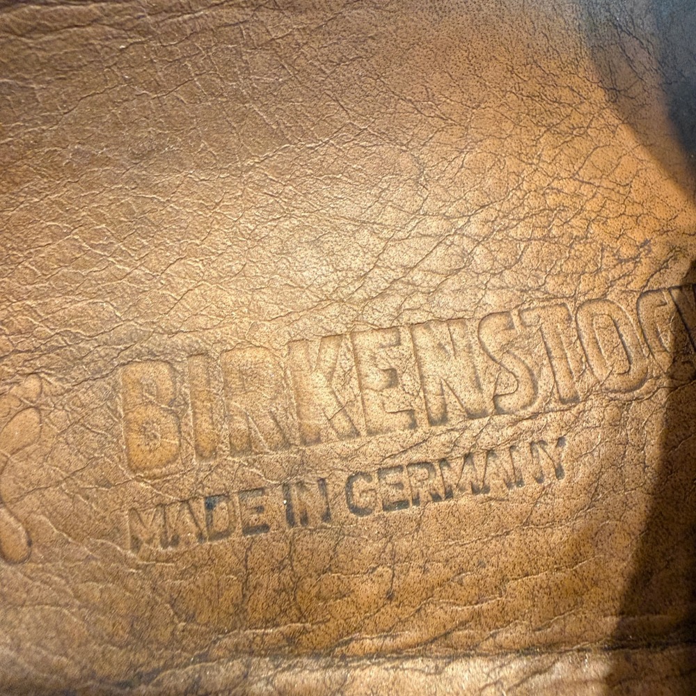 Birkenstock Madrid Big Buckle Cognac Oiled Leather Sandals Slides Womens 39 - Picture 8 of 8